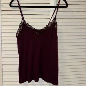 American Eagle Burgundy Cami Top